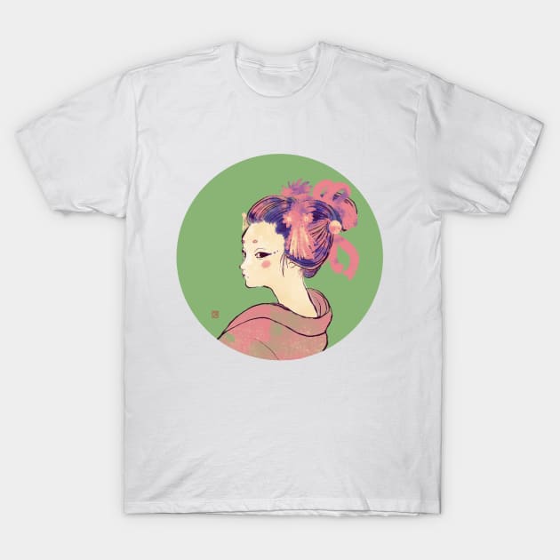 Kimono Girl! T-Shirt by miacomart